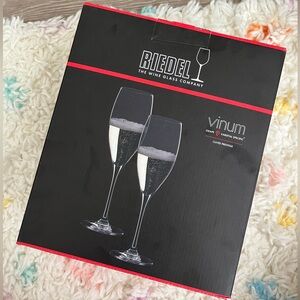 Riedel New in Box Cuvee Prestige 2 piece Champagne Glass